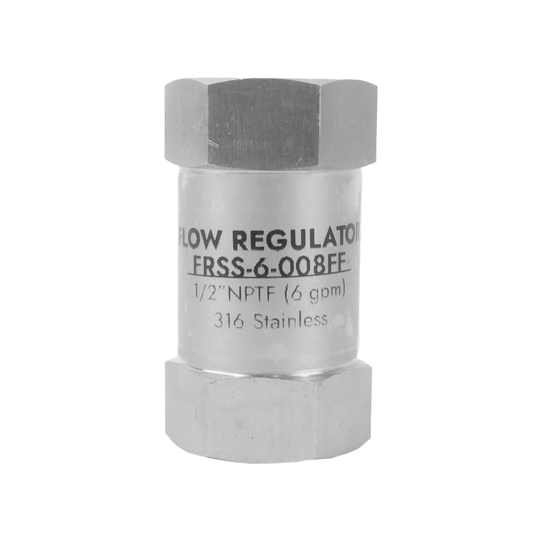 Neo-Pure Stainless Steel  Flow Control 6 GPM 1/2 FPT x FPT - Single