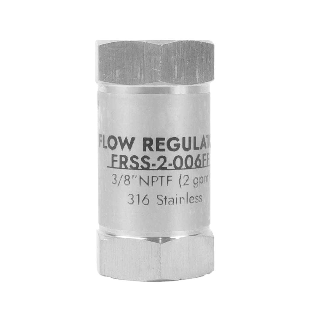 neoFlo Stainless Steel  Flow Control 2 gpm 316SS 3/8 FPT - Single