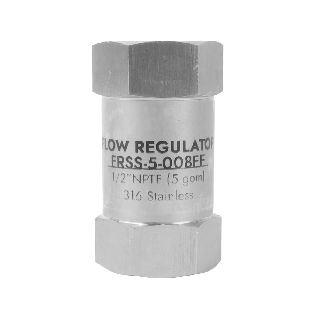 Neo-Pure Stainless Steel  Flow Control 5 GPM SS - 1/2 FPT - Single