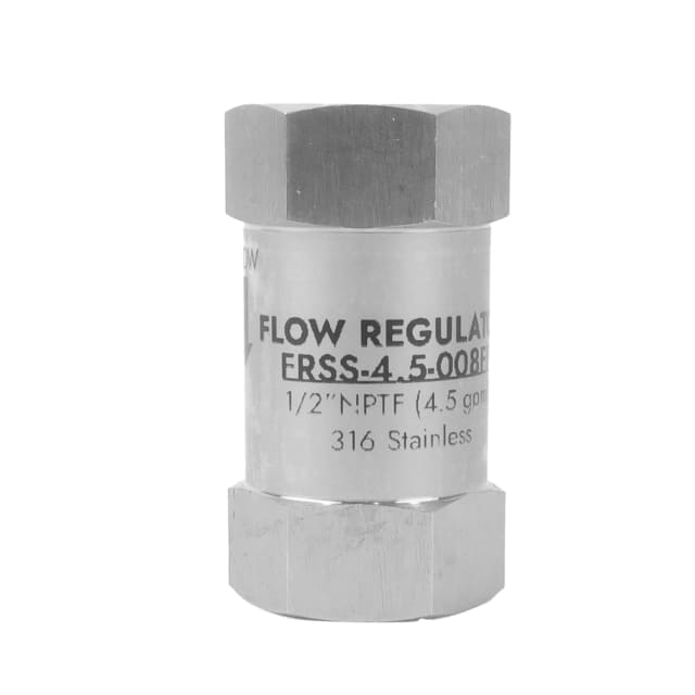 Neo-Pure Stainless Steel  Flow Restrictor 4.5 GPM 316SS 1/2" FPT x FPT - Single