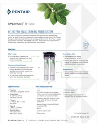 Everpure H-1200 Drinking Water Filter System Manual