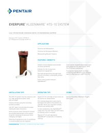 Everpure Kleenware HTS-10 System Manual