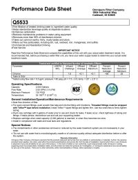 Omnipure Q5533 GAC Post Filter 10