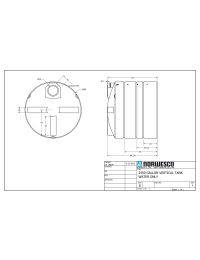 2450 Gallon Vertical Water Storage Tank Manual