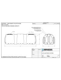 1425 Gallon Low Profile Below Ground Water Storage Tank 157