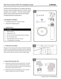 Neo-Pure K-NPHWD Quick Change Hot Water Dispenser Filter Kit Manual