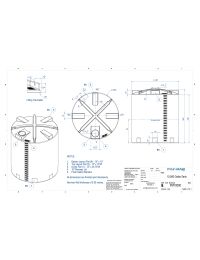 10000 Gallon Water Storage Tank By Bushman Manual