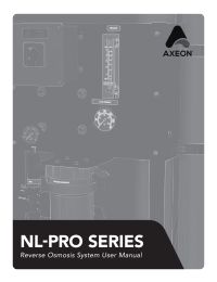 AXEON NL-PRO 4000 Commercial RO System  60Hz 1PH Manual