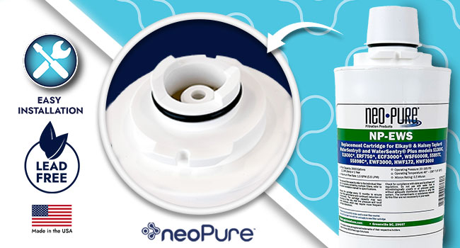 neoPure NP-EWS features quick change connections making installation easy