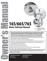 Hydrotech HT765-150AIO 765 Series Filter Manual