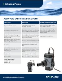 Aqua Void 800GPH Bilge Pump 12V Manual