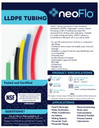 Red 6mm OD LLDPE Polyethylene Tubing Manual
