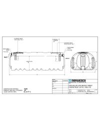 1500 Gallon Low Profile Septic Tank 157