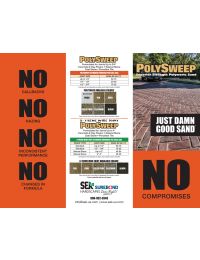 PolySweep Superior Strength Polymeric X-Treme Wide Sand (Joints up to 4, 50 lb Bag) Platinum Manual