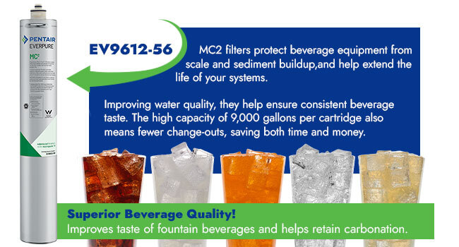 Everpure MC2 Water Filter Cartridge EV9612-56