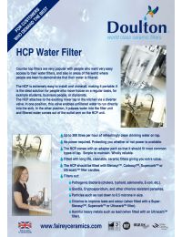 Doulton ¦ W9331032 ¦ HCP Countertop Filter System ¦ Tap Fit ¦ 10 UltraCarb  Short Thread Element BSP Mount ¦ Superb Taste Drinking Water Filter ¦ 9501