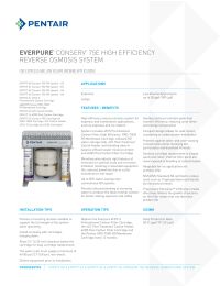 Everpure Conserv RO-75E High Efficiency RO System Manual