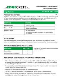 EdgeCrete Paver Edge Restraint Manual