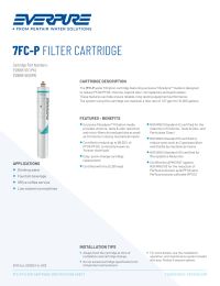 Everpure 7FC-P FILTER CARTRIDGE Manual