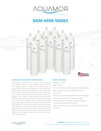 Aquamor BevGaurd BGM-4916P Sediment/Scale Filter Manual