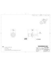 LinkTech 20PP Series Straight Male, Non-valved, 1/4