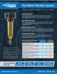 Vu-Flow Hot Water Sediment Filter System - 3/4