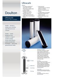 Cartouche de filtration d'eau Doulton Ultracarb 30202H – 30202H