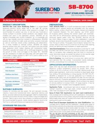 Surebond SB-8700P Wet-Look Joint Stabilizing Solvent Based Sealer with Anti-Fungal 5 Gallon Manual