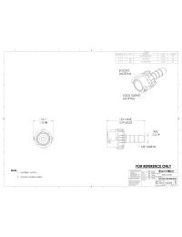 LinkTech 10AC Series Straight Female, Non-valved, 1/8