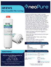 Neo-Pure NP-EWS Elkay 51300C Compatible Replacement Filter Manual