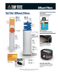thumbnail image 2 of Tuf-Tite EF-4 Residential Series Effluent Filter (Yellow) For Septic Systems 2 of 5