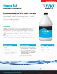 Pro Products HP41N Neutra Sul Professional Grade Oxidizer 