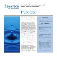 Pyrolox Media 1/2 Cubic Foot - Factory Replacement Manual