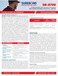 Surebond SB-8700P Wet-Look Joint Stabilizing Solvent Based Sealer with Anti-Fungal 5 Gallon Manual