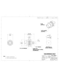 LinkTech 10PP Series Panel Mt. Female, Non-valved, 1/16