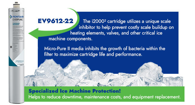 Everpure EV9612-22 i2000(2) InsurIce Filter Cartridge