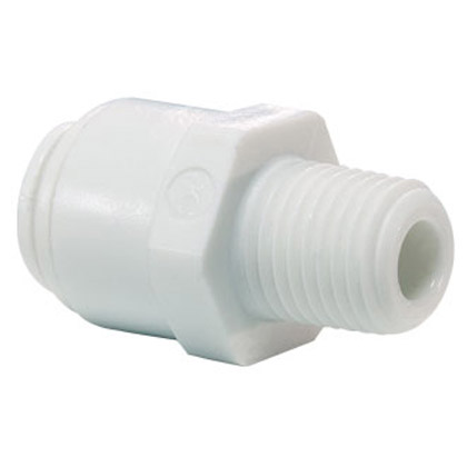 John Guest Male Connector NPTF - 1/4 x 1/8 NPTF - White – Fresh Water ...