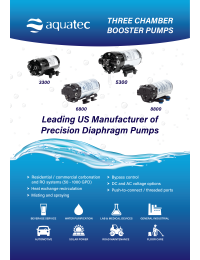 Aquatec CDP 8800 Pressure Boost Pump 125 PSI, 3/8 JG, 24 VAC Manual