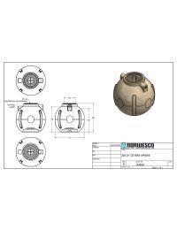 300 Gallon Below Ground Spherical Tank 51