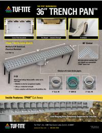 Trench Pan with ADA Grate Manual