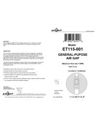 Standpipe Airgap - 1.5