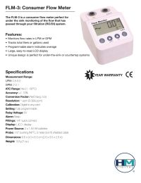 Consumer Flow Meter FLM-3 