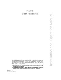 Hydrotech HT765-150AIO 765 Series Filter Manual