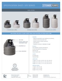 stenner adjustable pump metering gpd variable speed tube documentation