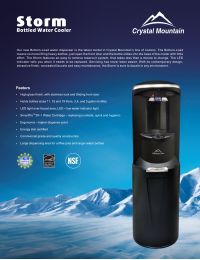 Crystal Mountain STF-M2KHK1C Storm Bottom Load Cooler H/C – Fresh Water
