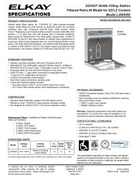elkay bottle filling station ezh2o filtered retrofit non kit water documentation refrigerated